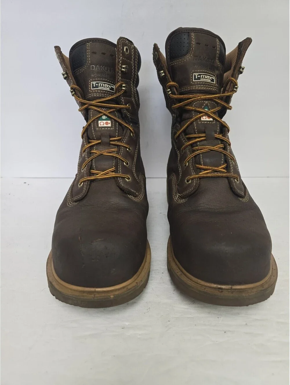 DAKOTA Men's 8517 Quad Comfort 8 Inch Steel Toe Composite Plate Work Boots 12W